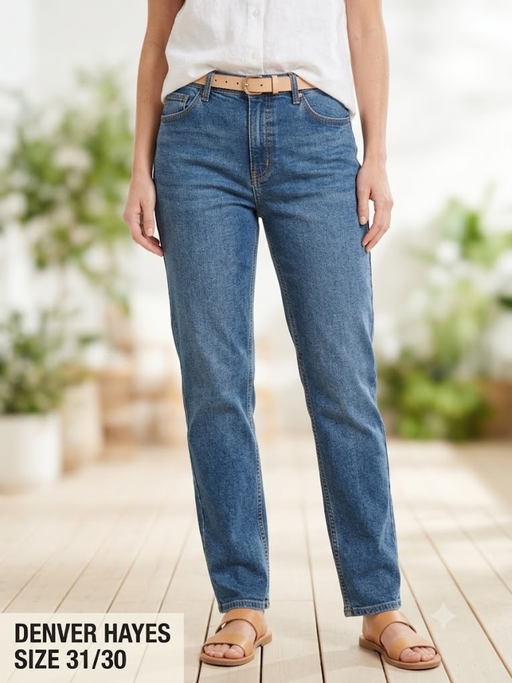 Tomato Girl Summer Mom Jeans High Rise Straight Leg Jeans Casual Stretch Denim